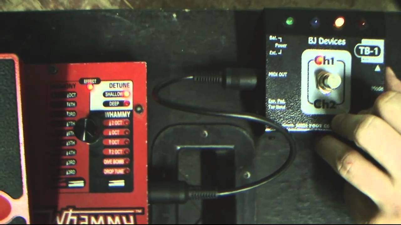 BJ Devices TB-1 & Digitech Whammy 4