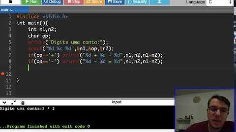 Aula 4 parte 8 Calculadora em C