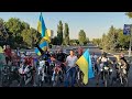 Мотопробег колонной.День Независимости Украины 2020