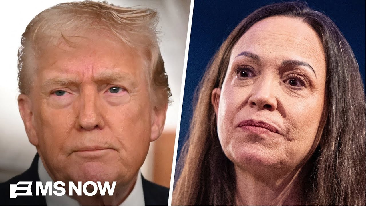 Venezuela's María Corina Machado gifts her Nobel Peace Prize to Trump