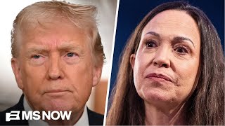 Venezuela's María Corina Machado gifts her Nobel Peace Prize to Trump screenshot 3