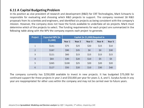 Operations Research--A Capital