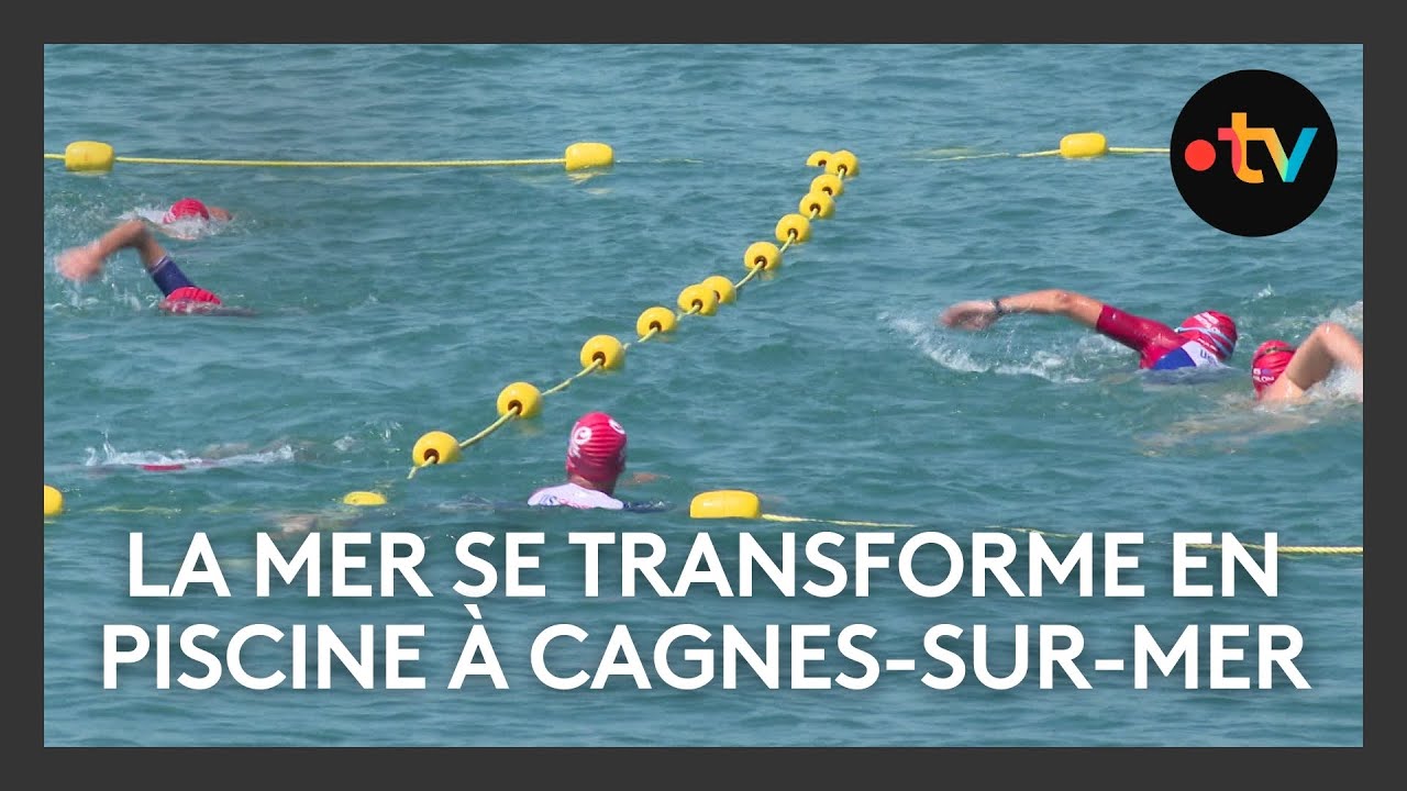 A Cagnes-sur-Mer, la mer se transforme en piscine, garantie sans méduses