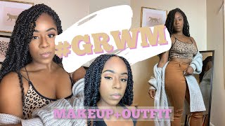GRWM|Makeup+Outfit|Makeup for Beginners!