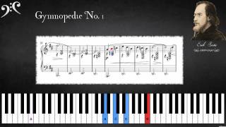 Video thumbnail of "Erik Satie - Gymnopédie No. 1 (Learn to play)"