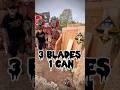 3 knives in the same 8oz can , simultaneously #worldrecord #3on3 #bmatc #trickshots #knifethrowing