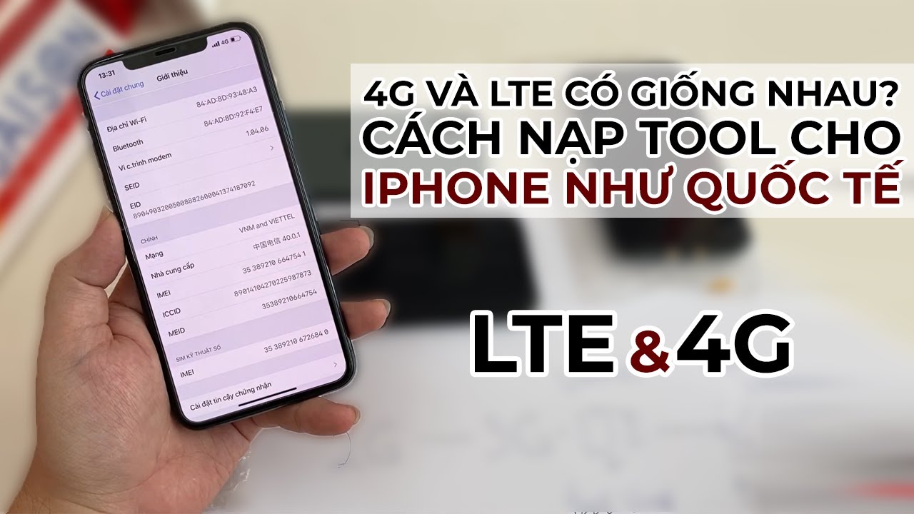 4G và LTE có giống nhau không? Cách nạp tool (fix phát wifi, imess, facetime) cho iPhone như quốc tế