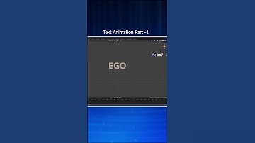 Text animation in Blender #blender #blenderanimation #animation