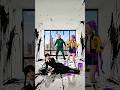 THIS GOTHIC VS NEON DOUBLE ROOM IS SO IMPRESSING 😱🖤💜 Epic luxury split room #shorts