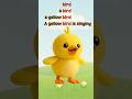 Yellow Bird Rhyme – Talk in Sentences!