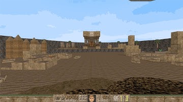 The Desert of Saqqara - Doom II level by Shawn