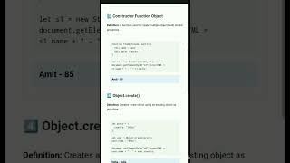 JavaScript Objects Explained | All Types of Objects with Examples &amp; Output (Beginner to Advanced)
