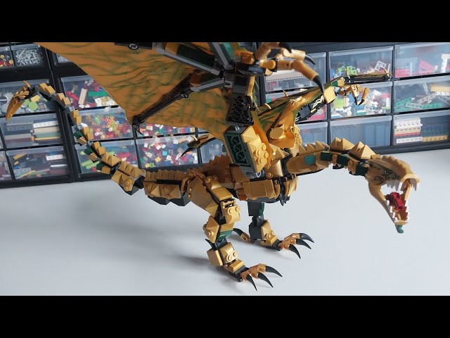 LEGO Ninjago Ultra Golden Dragon MOC Review 