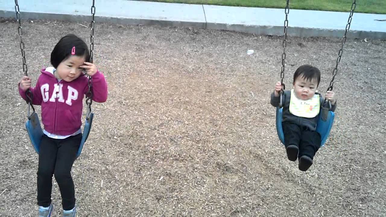 Kids on swings YouTube