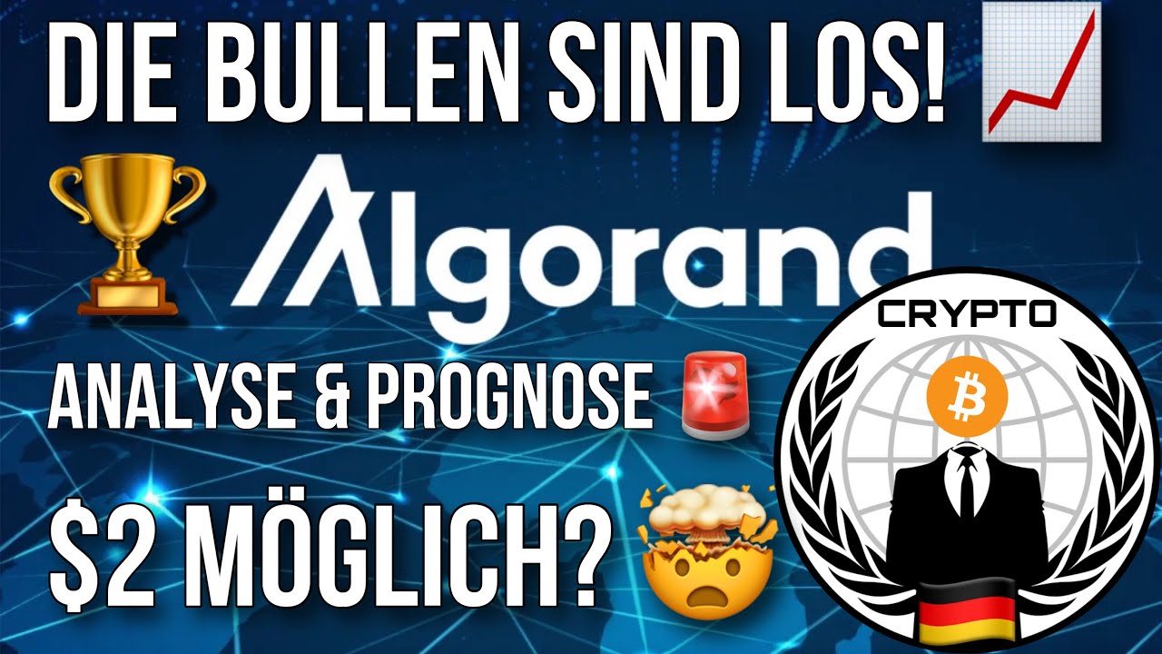 Warum Algorand (ALGO) 2024 den Kryptomarkt dominiert | Analyse & Prognose |  Krypto News Deutsch - YouTube
