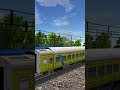 DURONTO EXPRESS CROSSING GOA EXPRESS | INDIAN TRAIN SIM 2024 #shorts