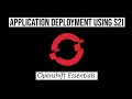 Application deployment using source to image s2i  openshift essentials  5