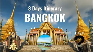 how to plan 3 days trip to bangkok - Bangkok Itinerary - travel vlog - Bangkok travel guide