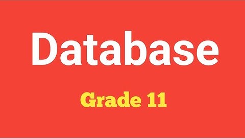 Grade 11 ICT: Unit 3.1 - Data Management Approaches | Database  vs. File-Based | in Amharic