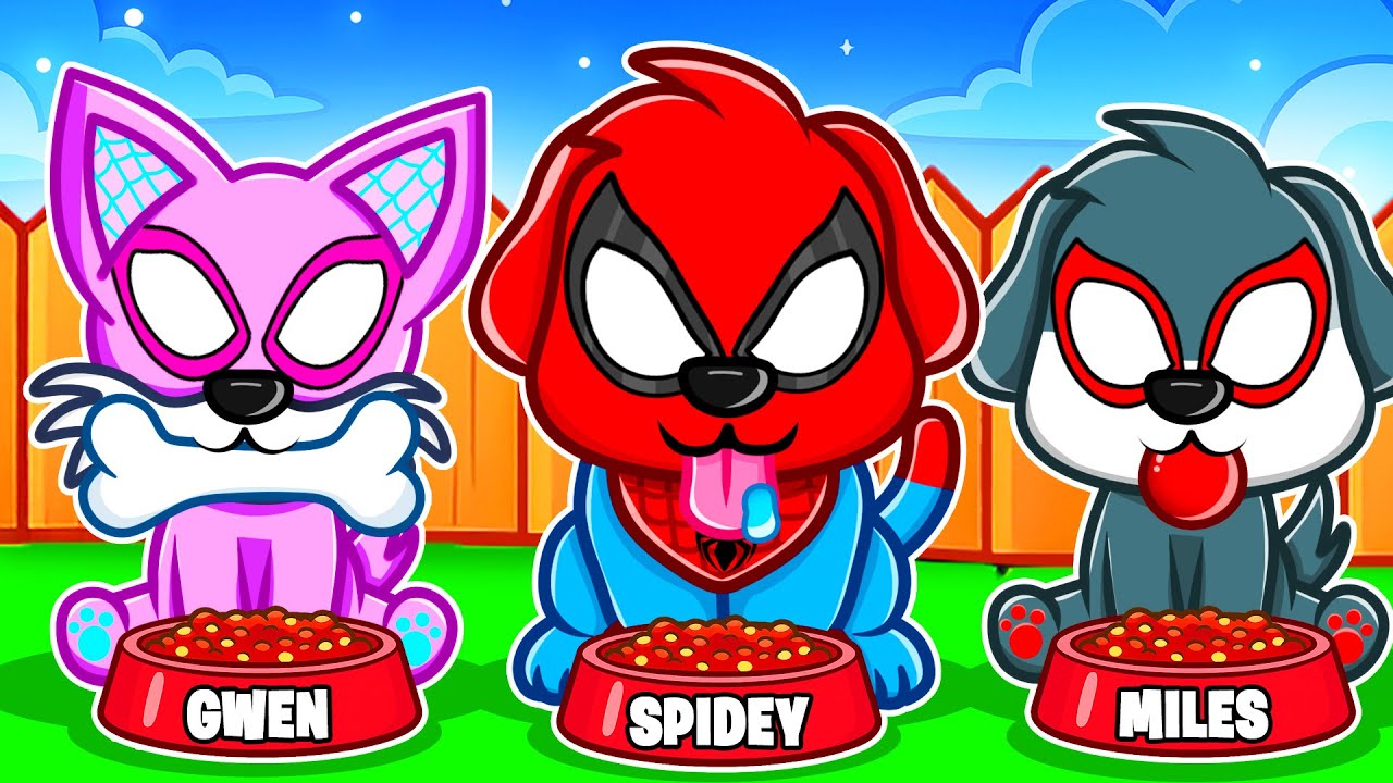 Having a PUPPY FAMILY in Roblox!