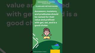 Class And Method Names Agile Software Craftsmanship Meaningful Names Clean Code Part-11