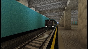Minecraft Moscow Metro With MTR Mod.