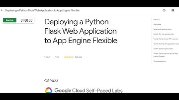 Deploying a Python Flask Web Application to App Engine Flexible Solution | Google Cloud Arcade 2023
