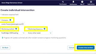 Panorama   Adding an Intervention Plan
