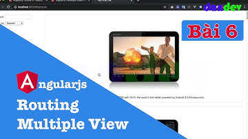 Học angularjs qua ví dụ phonecat bài 6 Routing Multiple View display image |dandev