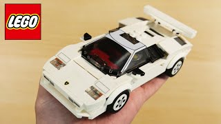 แกะกล่อง ประกอบ LEGO Lamborghini Countach