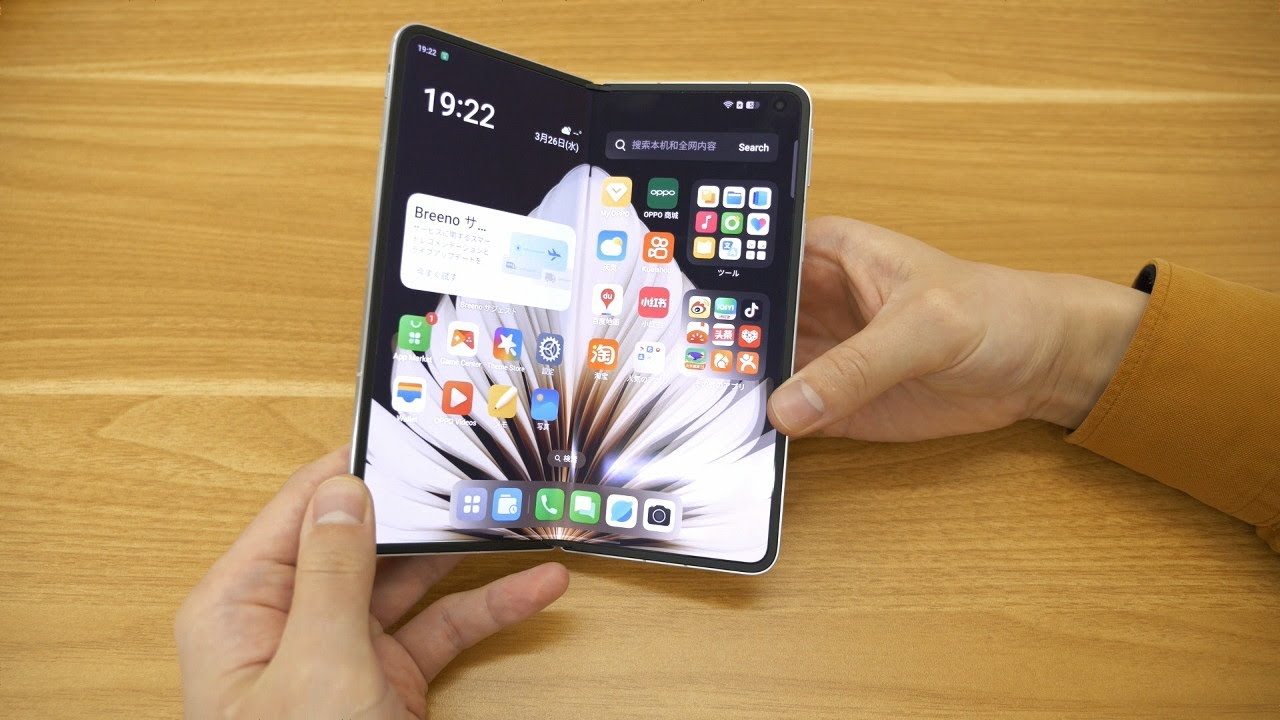 携帯電話/スマホ OPPOFindN5 OPPO、次世代フォルダブルスマートフォン「Find N5」を正式発表 — 軽量
