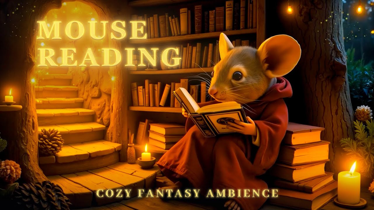 Enchanted Fairy Tale Space With Mouse Witch – Soft Fantasy Music & Soothing ASMR