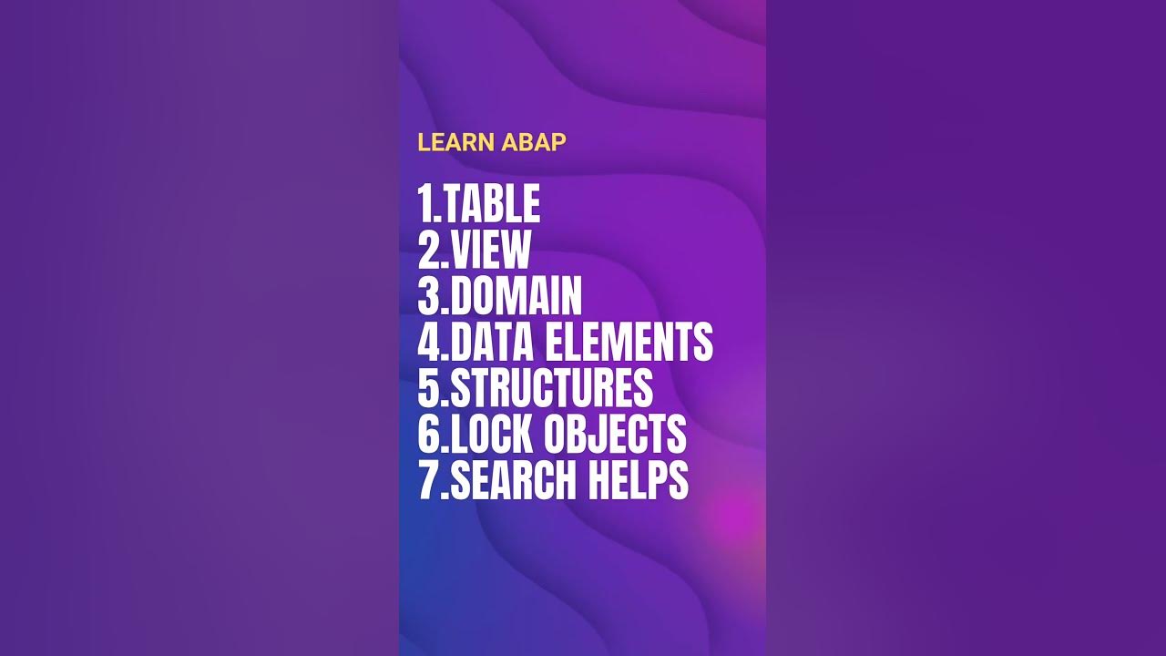 What Is Data Dictionary In SAP ABAP What Are The Abap Objects Created what-is-data-dictionary-in-sap-abap-what-are-the-abap-objects-created