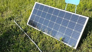 Solar panel 150W + EPEVER Tracer 2210A + SEAFLO 2000 GPH  first test