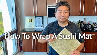 How I Wrap My Sushi Mat, Professional Way screenshot 2