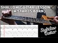 Guitar tutorial lady gaga bradley cooper  shallow a star is born  povtab