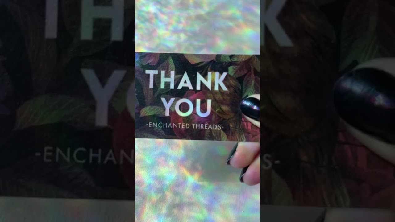 Enchanted by these ✨ ethereal ✨ Business Cards. Our Ultra Premium Pearl paper stock really shines!