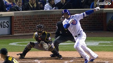 PIT@CHC: Bryant hits a two-run single into center