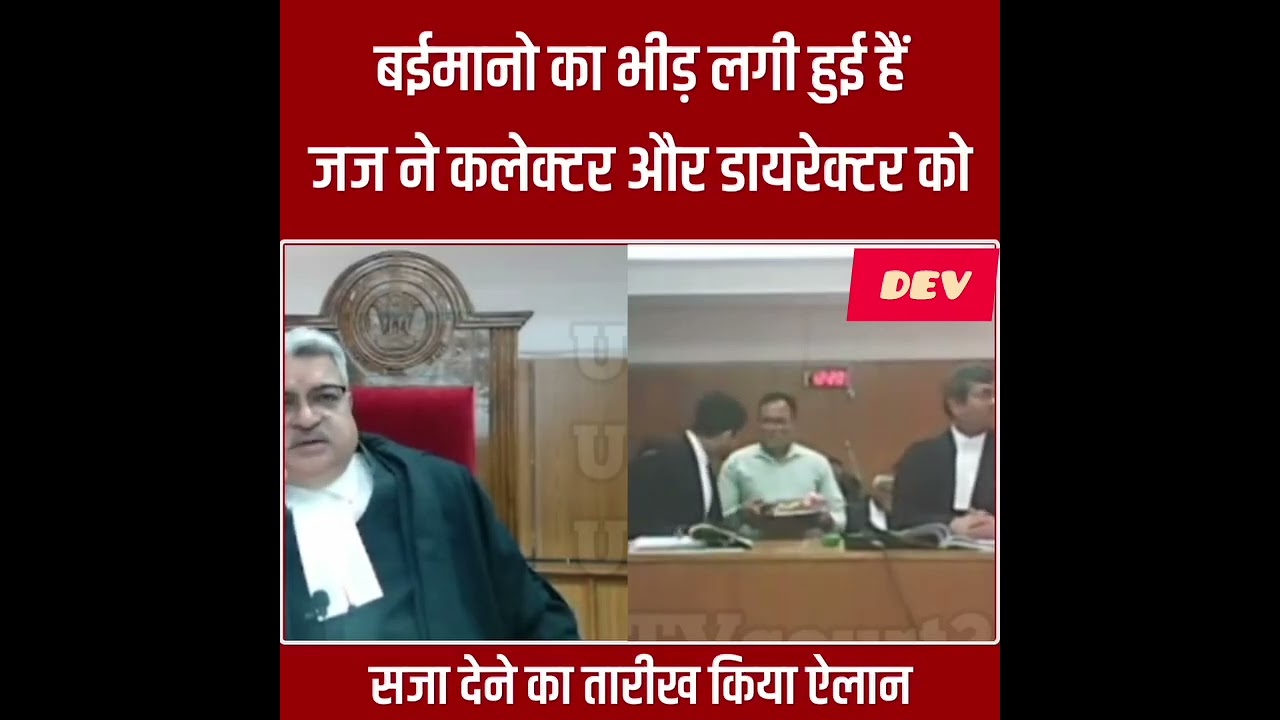 #PRD//उच्च न्यायालय//इसे कहते हैं कोर्ट की पावर🔥कलेक्टर और डायरेक्टर को लगाई कड़ी फटकार🔥