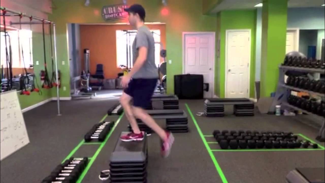 Movement Monday: Step Up to Reverse Lunge - YouTube