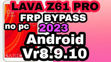 LAVA Z61 PRO FRP BYPASS SIMPLE TRICK NEW METHOD ALL IN ONE SOLUTION