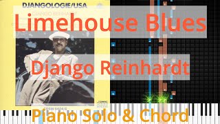 🎹Solo &amp; Chord, Limehouse Blues, Django Reinhardt, Synthesia Piano