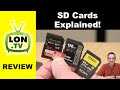 SD Cards Explained!  What do all of those symbols mean ? How to choose the right one for you.