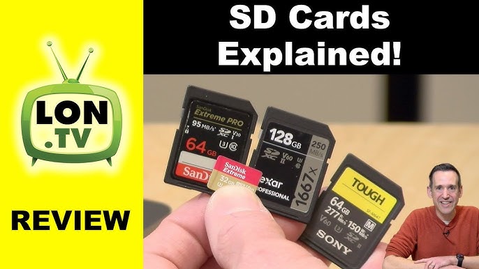 What is the difference between SD, SDHC and SDXC cards