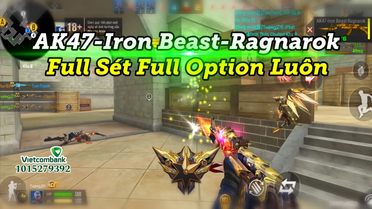 CF Legends | Полный комплект AK47 Iron Beast Ragnarok, полный набор опций, просто потрясающе! | T...