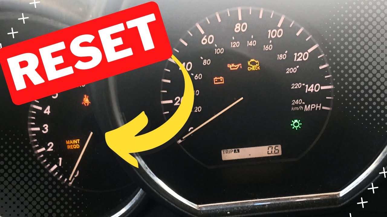 How to RESET maintenance required light 🔴 lexus RX 2004 2005 2006 2007