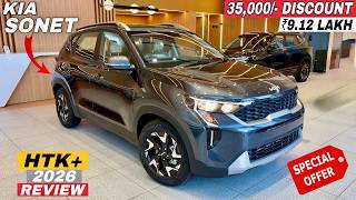 Kia Sonet Htk Plus 2026 New Updated On-Road Pricefeatures Mileage & Full Details Review