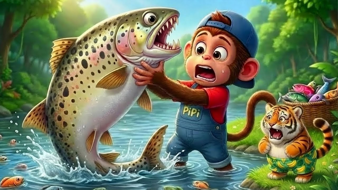 Monkey Funny | Baby Monkey Shows Real Friendship | Monkey Cartoon