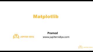 18.4 Matplotlib Introduction | Data Science Introduction | Learn Python Programming Step by Step Tut