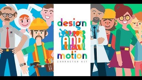 After Effects Template: Design and Motion Character Kit